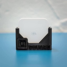 square reader wallmount desk gadgets & electronics holder 3d print model - Mito3D