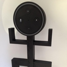 echo dot totem holder gadgets & electronics stand amazon alexa 3d print model - Mito3D