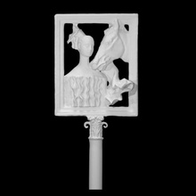 ragazza cavallo scansione ritratto scultura statua astratto 3d print model - Mito3D