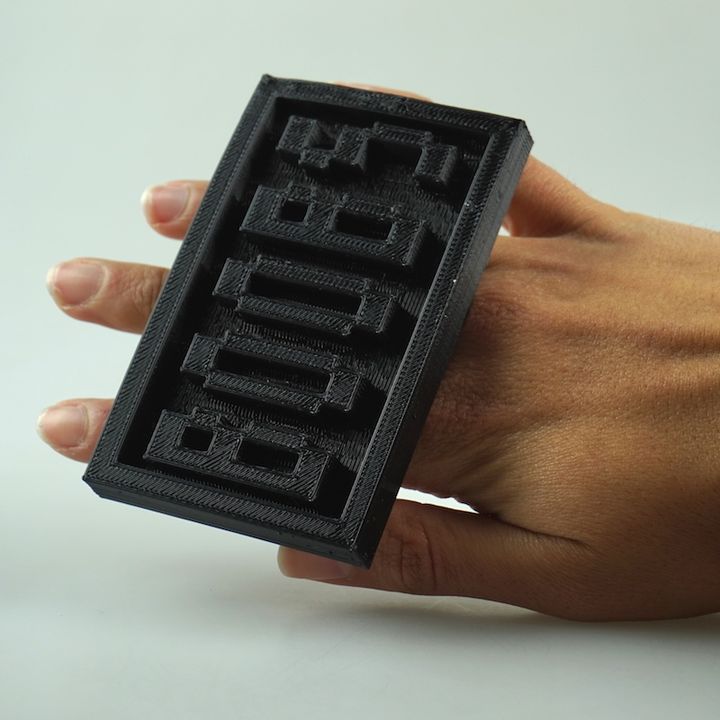 personalizable palabra anillos tetas joyería moda anillo 3D print model - Mito3D