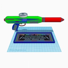 blackhawks Süper somun Lazer Su tabanca Tinkerfun oyuncaklar oyunlar eğlence supersoaker toywatergun 3d print model - Mito3D