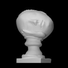 rêver analyse visage main tête femme marbre Moscou train dormir burganov 3d print model - Mito3D