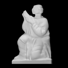 lettura scansione figura uomo scultura legna Mosca astratto Burganov 3d print model - Mito3D