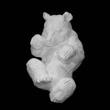 bear cub scan animal baby sculpture bronze archeopark 3d print model - Mito3D