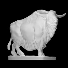 bison scan animal bronze prehistoric 3d print model - Mito3D