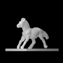 Pferd Scan Tier Skulptur Bronze Russland Archeopark 3d print model - Mito3D