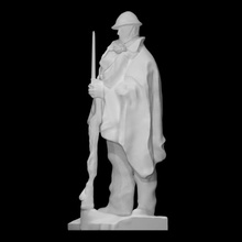 centinela escanear escultura soldado guerra bronce monumento zanja 3d print model - Mito3D