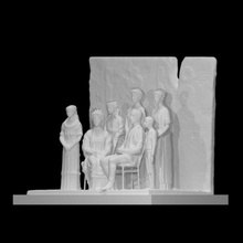 1918 scan portrait sculpture statue war bronze family group zurab tsereteli 3d print model - Mito3D
