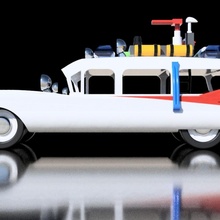 ghostbusters ecto-1 1 50 scale toys & games ecto 3d print model - Mito3D