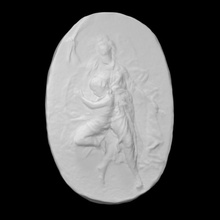 angel death scan sculpture plaster relief 3d print model - Mito3D