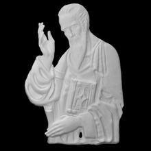 relief bust scan sculpture church plaster saint burganov 3d print model - Mito3D