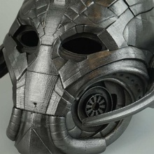 ultron totalmente ponible máscara props cosplay vengadores cómics 3d print model - Mito3D