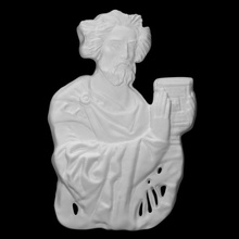 relief bust scan man portrait sculpture plaster saint burganov 3d print model - Mito3D