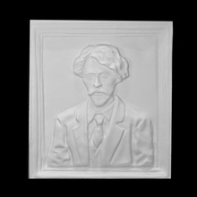 i repin escanear busto cara hombre retrato ruso artista pintor burganov 3d print model - Mito3D