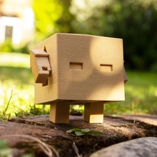 cardboard robot - fold print place robot toys & games