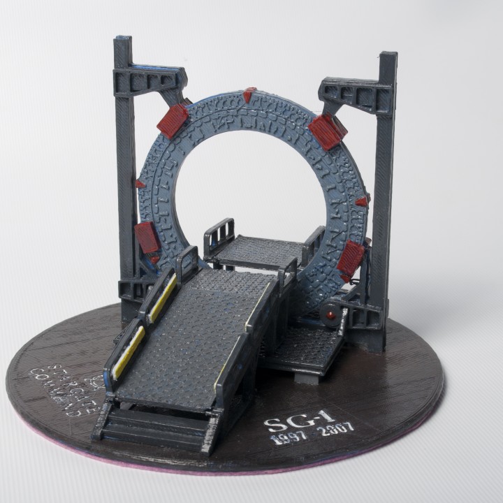 Stargate base jardín sg1 sg 1 sgc 3D print model - Mito3D