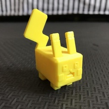 pok seg busca Pikachu ventilador arte Pokémon brinquedo 3d print model - Mito3D