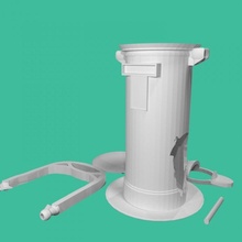 post box bird feeder & garden tinkercad 3d print model - Mito3D