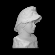minerva scan bust goddess helmet roman bronze marble french rodin sculptor 3d print model - Mito3D