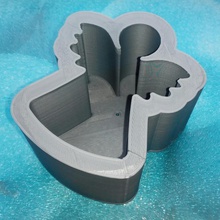 mold angel candle & garden angle 3d print model - Mito3D
