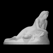 undine scan figure sculpture woman marble sitting lying 3d print model - Mito3D