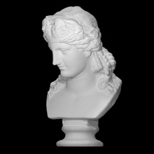 bust bacchus scan face god portrait roman sculpture statue marble dionysus 3d print model - Mito3D