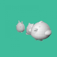 animaux jouets Jeux tinkercad 3d print model - Mito3D