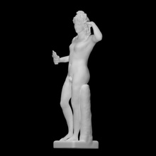 hermaphrodite analyse corps figure homme romain sculpture statue femme 3d print model - Mito3D