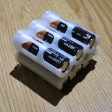 tiki aa batería titulares jardín soporte caso funda acortar paquete 3d print model - Mito3D
