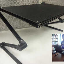 réglable support d'ordinateur portable gadgets l'électronique stand laptopstand 3d print model - Mito3D