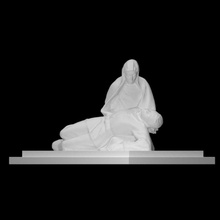 feat immortal scan man sculpture woman memorial dead soldiers warriors mourning 3d print model - Mito3D