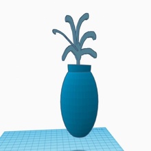 Vase Pflanze Garten Dekor Basteln 3d print model - Mito3D