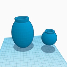 Topf Vase Garten Dekor Basteln 3d print model - Mito3D