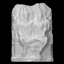 relief scan figure god hindu india people deity 3d print model - Mito3D
