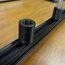 openbeam ottica ferroviario asta semplice titolare l'istruzione fisica opticalrail rod 3d print model - Mito3D