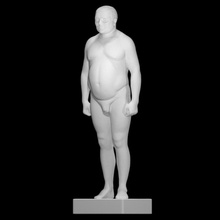 endomorfo 2 erna engel baiersdorf scansione anatomia corpo figura scultura maschio 3d print model - Mito3D
