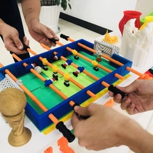 minifútbol juguetes juegos pie fútbol juego juguete Copa Mundial futbolín bebé 3d print model - Mito3D