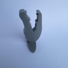 crocodile coat hook tinkercad 3d print model - Mito3D