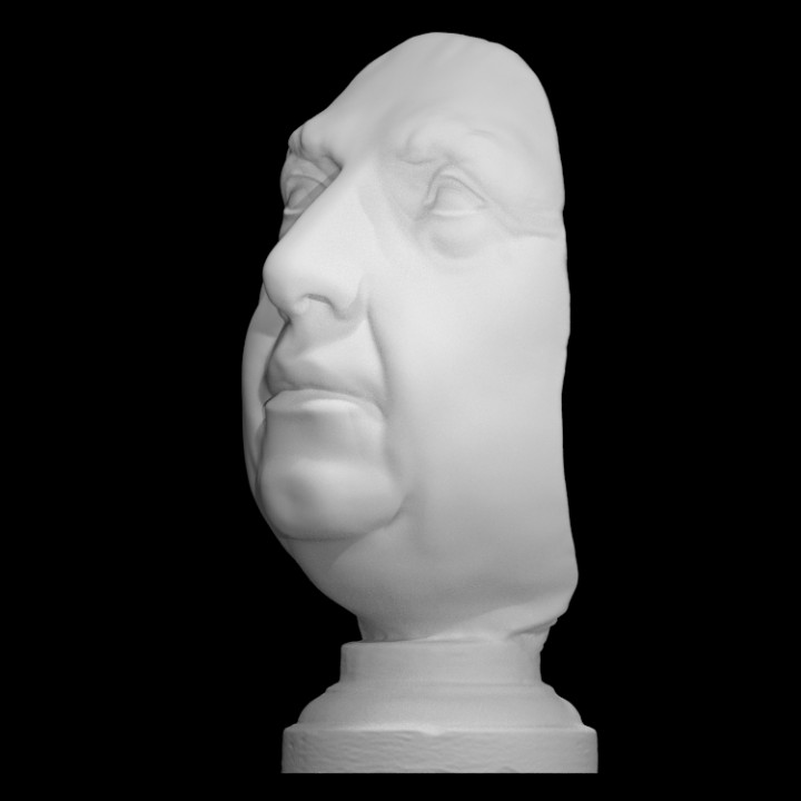 kral George iii taramak anatomi maske heykel ölüm maskesi george 3D print model - Mito3D