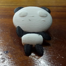 lindo panda juguetes juegos tinkercad 3d impreso panta Galvarey 3d print model - Mito3D