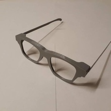 montature per occhiali pieghevoli braccia moda accessori vetro vista 3d print model - Mito3D