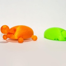 articulated turtle toys & games animal 3d print model - Mito3D