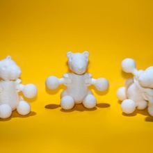 articolato orsacchiotto giochi giocattoli orso giocattolo teddy 3d print model - Mito3D