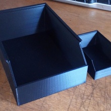 stackbox v1 & garden box container stackable boxes 3d print model - Mito3D