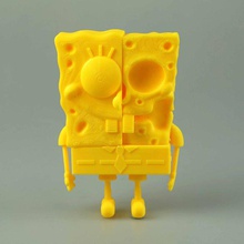 bob esponja anatomía fan art hueso película ciencia serie cráneo ficción spogebob spongebobsquarepants anatómica animar 3d print model - Mito3D
