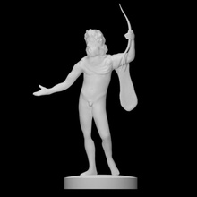 Giove scansione figura Dio uomo romano statua Zeus bronzo tuono Libano 3d print model - Mito3D