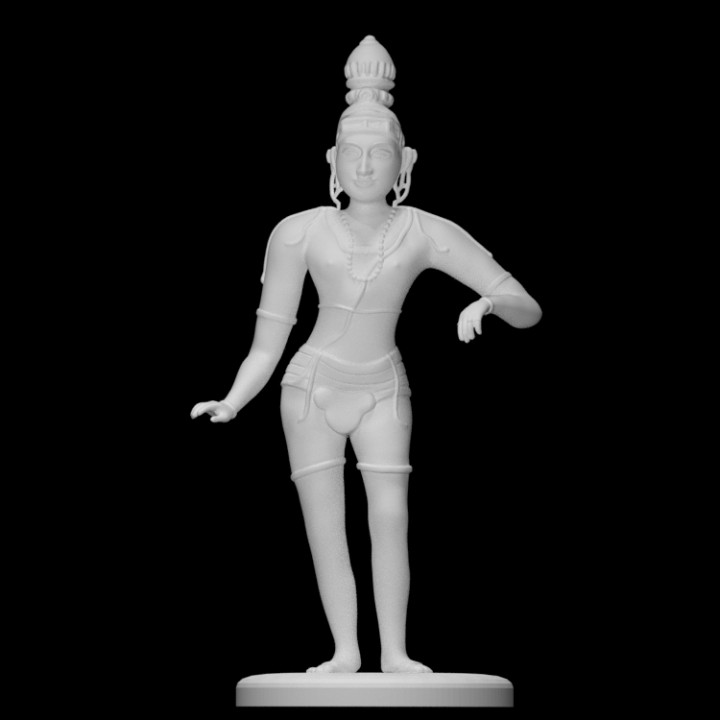 rama scansione Dio indù India ariete scultura religione induismo raja dinkar kelkar 3D print model - Mito3D