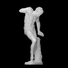 bailando sátiro escanear figura hombre escultura estatua cabra fauno movimiento 3d print model - Mito3D