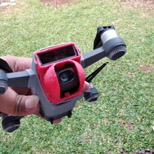 dji scintilla gimbal cappuccio protettore gadget elettronica telecamera drone quadricottero spark 3d print model - Mito3D