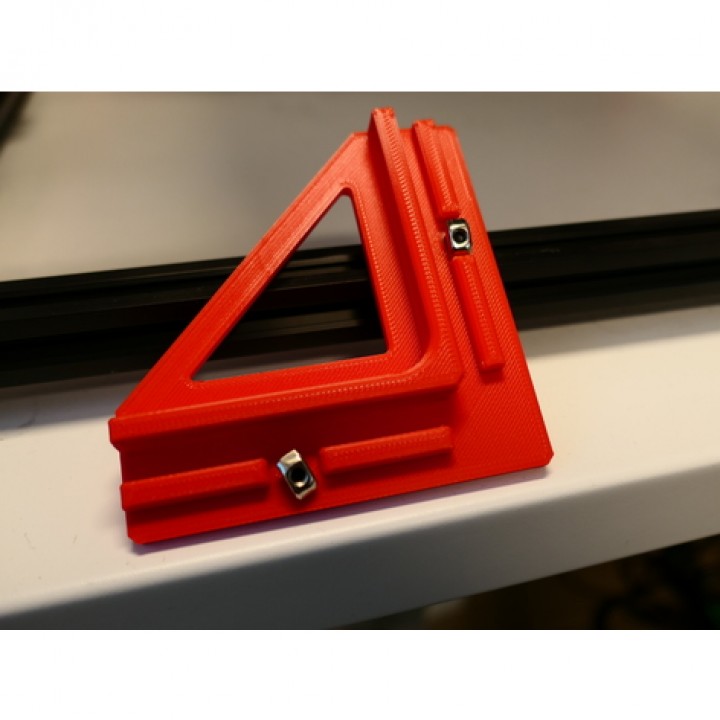 Tronxy x5s köşe parantez güçlendirme çerçeve inşa etmek 3d yazıcı dirsek açı açılı ayraç 3D print model - Mito3D